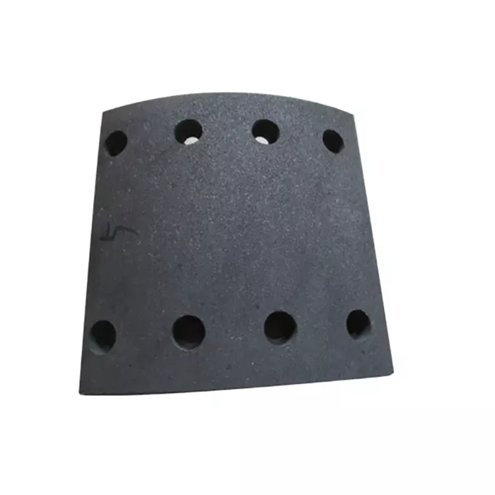 Part Name: Rear Brake Lining, Part Number: 199000340068, APPLICATION: CHASSIS SYSTEM, BRAND NAME:Sinotruk Howo/ RENAULT/ VOLVO, PART MODEL: How / Howo A7, QUALITY: High-Performance,
Rear Brake Lining is exclusively used for rear drum brakes. The friction material on the rear drum brake is usually riveted on separately and can be riveted to the brake pad assembly formed by the friction pad.
SINOTRUK HOWO Truck Parts Rear Brake Lining 199000340068 is suitable for SINOTRUK and other heavy duty brand trucks. Especially for HOWO, HOWO A7, RENAULT, VOLVO  STEYR and so on.