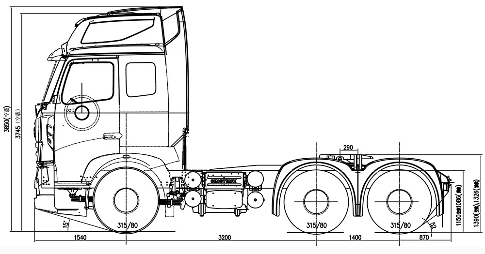 ZZ4187N3511A1 Sinotruk HOWO tractor truck_001
